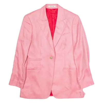 LORO PIANA Womens Blazer Jacket Pink Cashmere UK 10