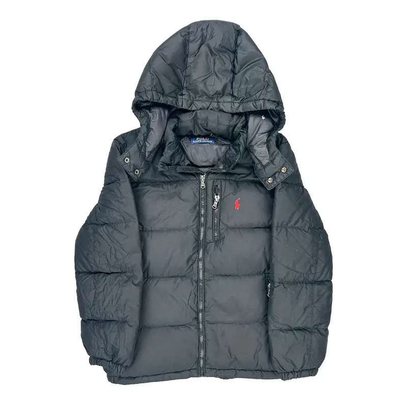 Age 10 Ralph Lauren Puffer - Medium Black Polyester