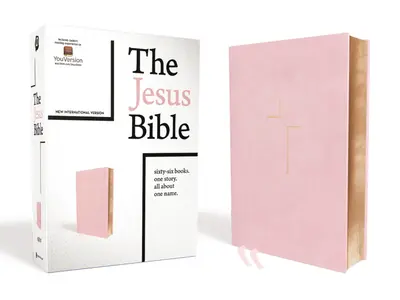 The Jesus Bible, NIV Edition, Leathersoft over Board, Pink, Comfort Print by Passion Publishing||Louie Giglio||Zondervan [Har...
