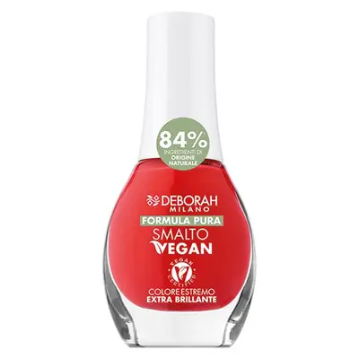 Deborah Pure Formula Vegan Nail Polish 08 - Coral 8.5 ml