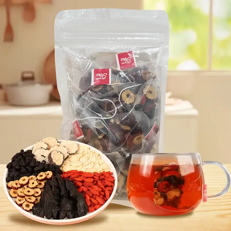 Kidney Tea Formula Ginseng Five Treasure Tea, Chinese Kidney Tea for Men and Women, Natural Herbal Ingredients for Kidney Tra...