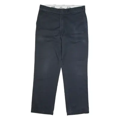 DICKIES 874 Chino Style Workwear Mens Trousers Blue Classic Straight W36 L31