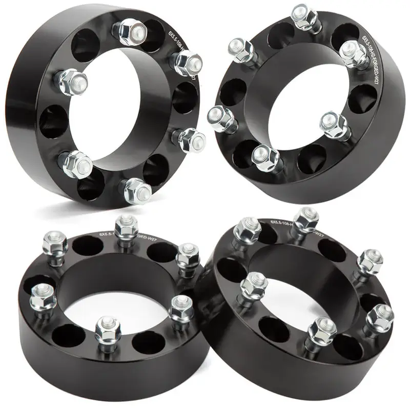 2 inch 6x5.5 Wheel Spacers for Toyota Tacoma 4Runner Tundra Forged Aluminum Hub Centric Design Improves Stability and Tire Cl...