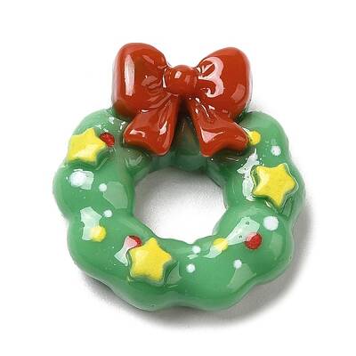 Christmas Theme Opaque Resin Cabochons