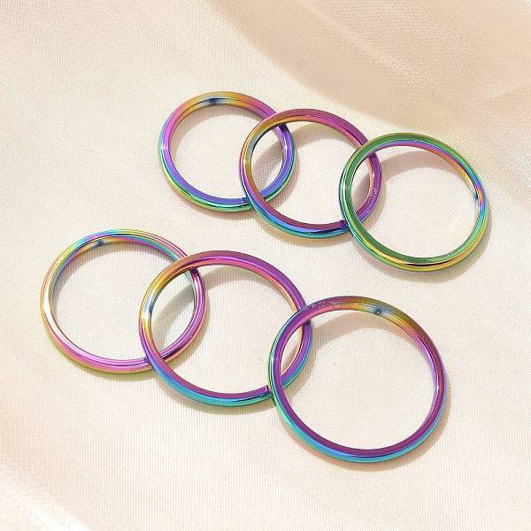 304 Stainless Steel Plain Band Rings