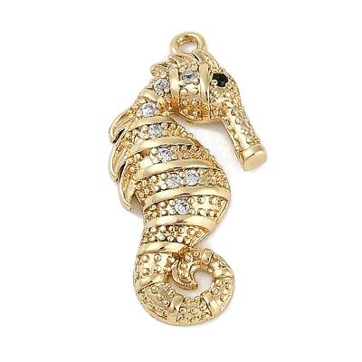 Brass Micro Pave Cubic Zirconia Pendants
