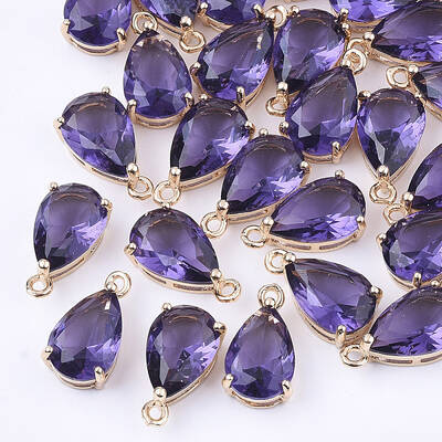 Transparent Glass Charms