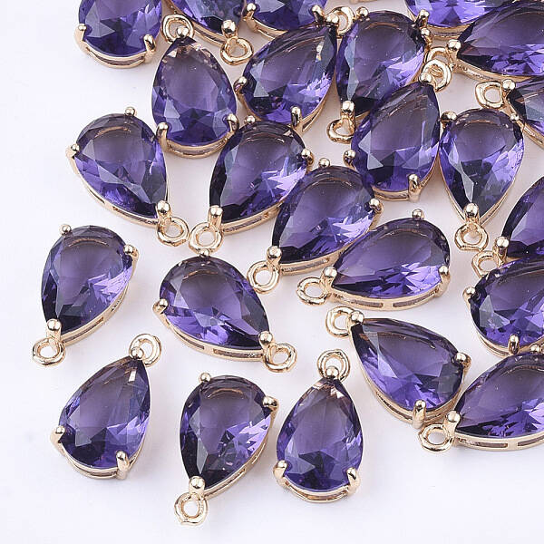 Transparent Glass Charms