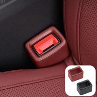 Car Seat Belt Slot Seat Protector, 2 Counts Collision & Scratch Prevention Seat Belt Hole Protector, Universal Car Interior A...