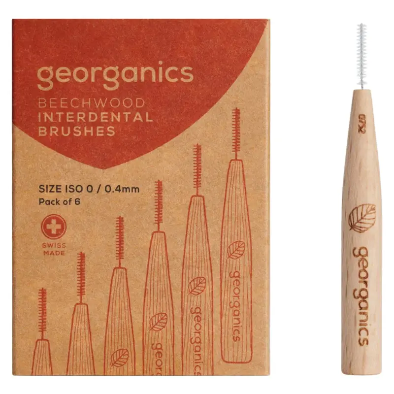 Georganics Interdental brushes ISO 0 (6 pieces)