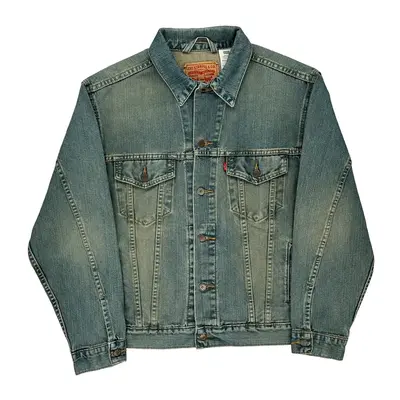 Levis Denim Jacket - Medium Blue Cotton