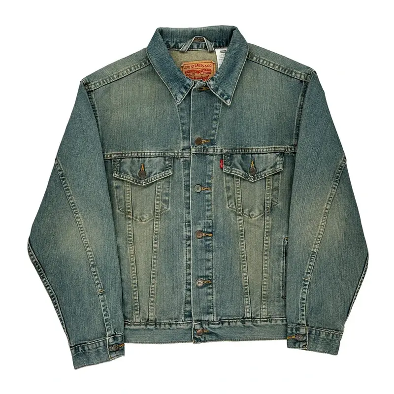 Levis Denim Jacket - Medium Blue Cotton