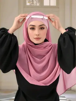 Double-Sided Hair Band Tape Set, No Pin Needed, Easy Application, Removable Without Residue, Suitable for All-Day Use