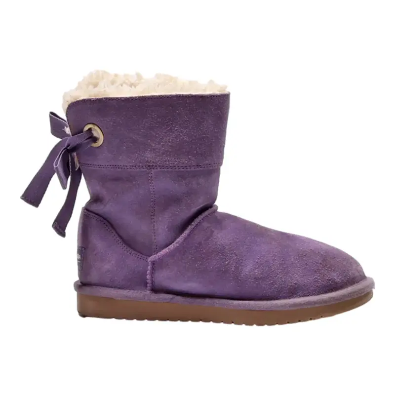 UGG Ankle Boots Purple Synthetic Womens UK 2