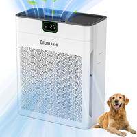 BlueDate Air Purifiers for bedroom with PM 2.5 Display Air Quality Sensor,Remove Pet Hair Dust Smoke Pollutants Odor,  Sleep ...