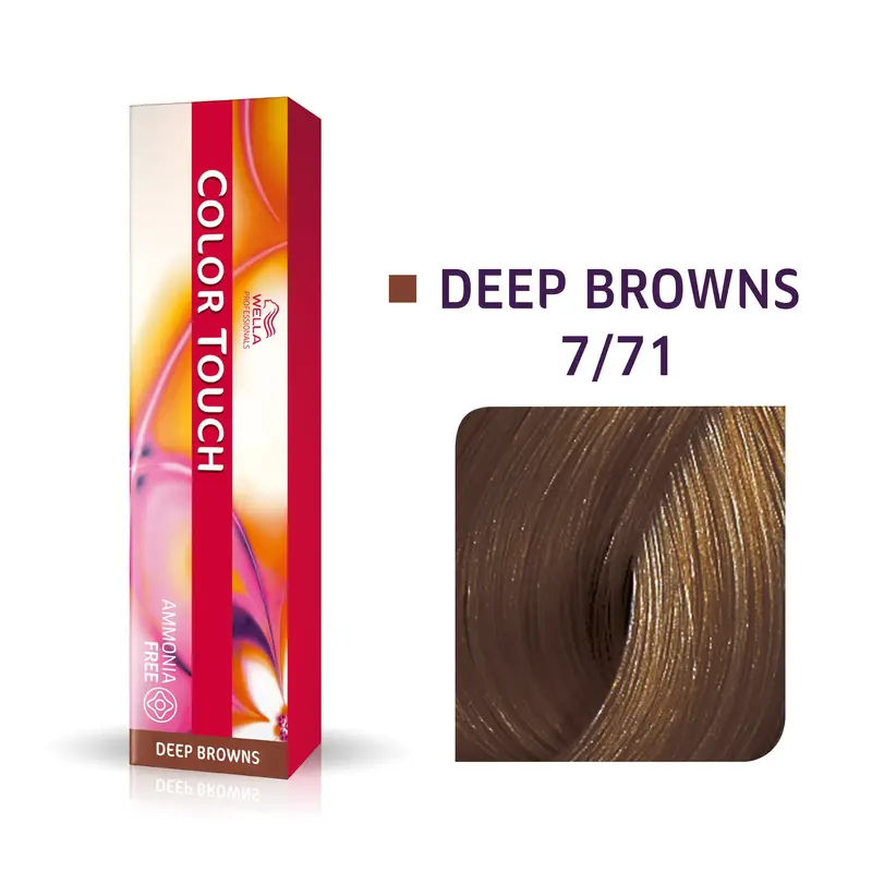 Wella Professionals Color Touch Semi-Permanent Dye 7/71 Medium Ash Blonde Brown 60 ml