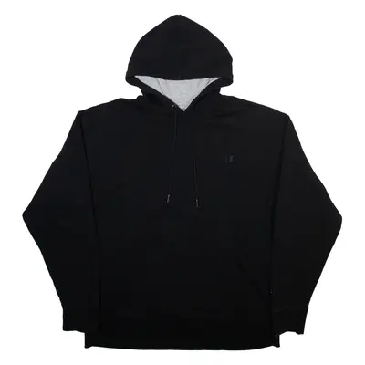 CHAMPION Mens Black Hoodie M
