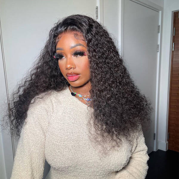 Kinky Curly Wear Go Wig 6x4 HD Lace Closure 180% Glueless Wig /