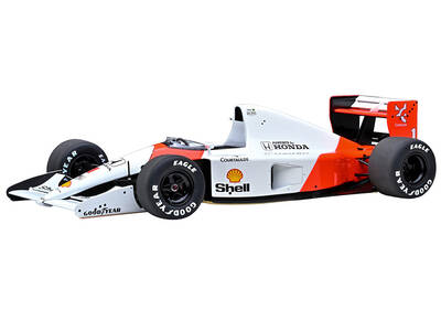 McLaren Honda MP4/6 #1 Ayrton Senna 2nd Place Formula One F1 Japanese GP (1991) (without McLaren Logo) 1/18 Model Car by Auto...