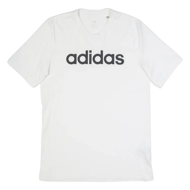 ADIDAS Mens T-Shirt White M