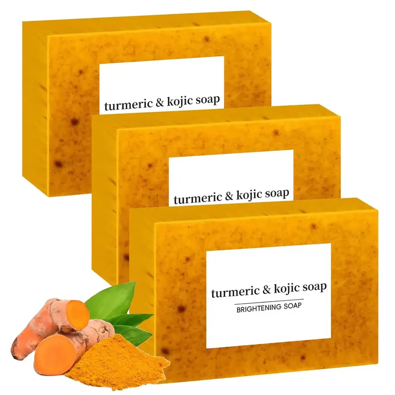 Turmeric and Tretinoin Brightening Soap, Dark Spot Remover, Soap Body Care Body Wash Flawless Organic Soap Skincare Cleanser ...