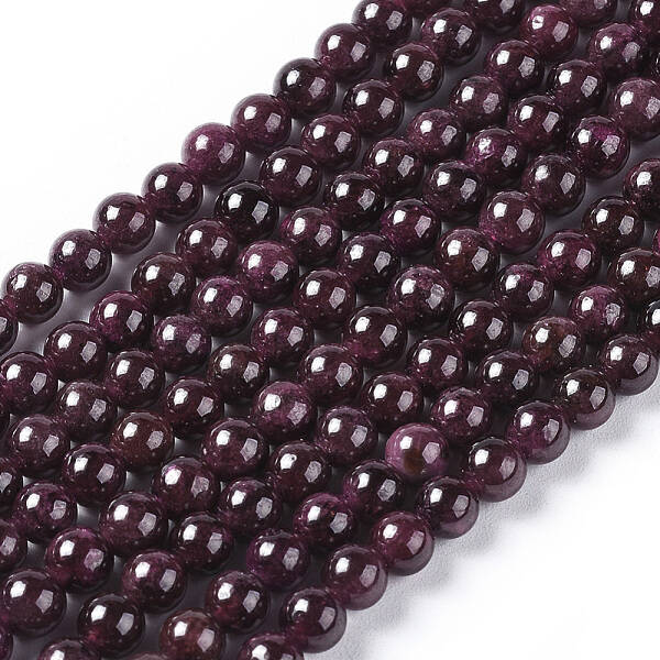Natural Garnet Beads Strands