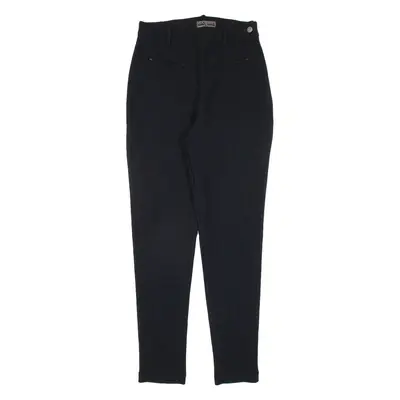 GUESS Ribbed Womens Trousers Black Slim Skinny W28 L28