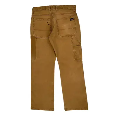 Dickies Cargo Trousers - 33W 28L Brown Cotton
