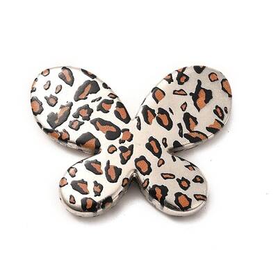 Electroplate & Spay Painted Acrylic Beads