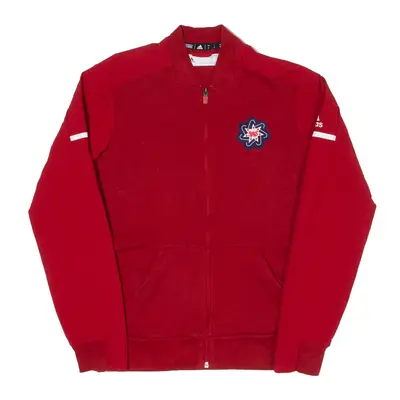 ADIDAS Track Jacket Red Mens S