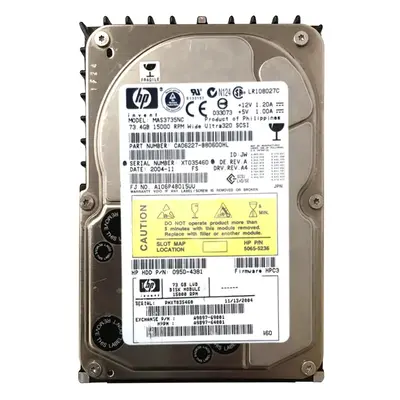 A9897-69001 HP 73GB Ultra-320 SCSI 15000 3.5-inch Hard Drive