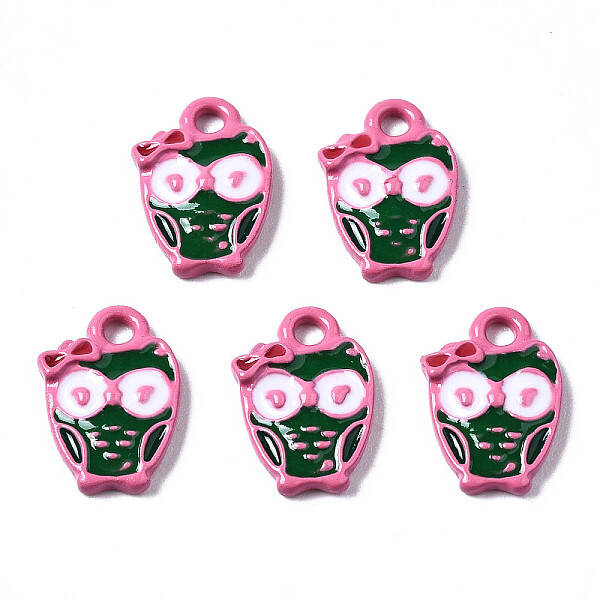 Spray Painted Alloy Enamel Charms