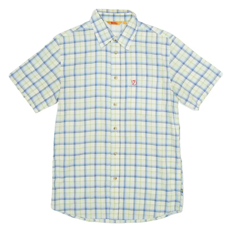FJALL RAVEN Mens Shirt Blue Check S