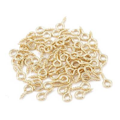 Brass Screw Eye Pin Peg Bails