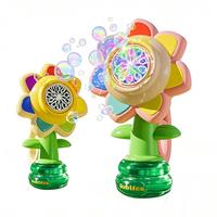 Portable Bubble Maker for Kids, Automatic Bubble Blaster With colorful lights, For Summer Fun,Kids Party FavorOutdoorfun