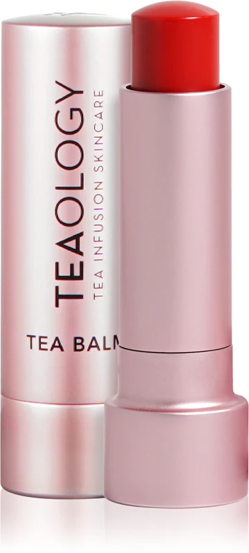 Teaology Tea hydrating lip balm stick cherry color Tea 4 g