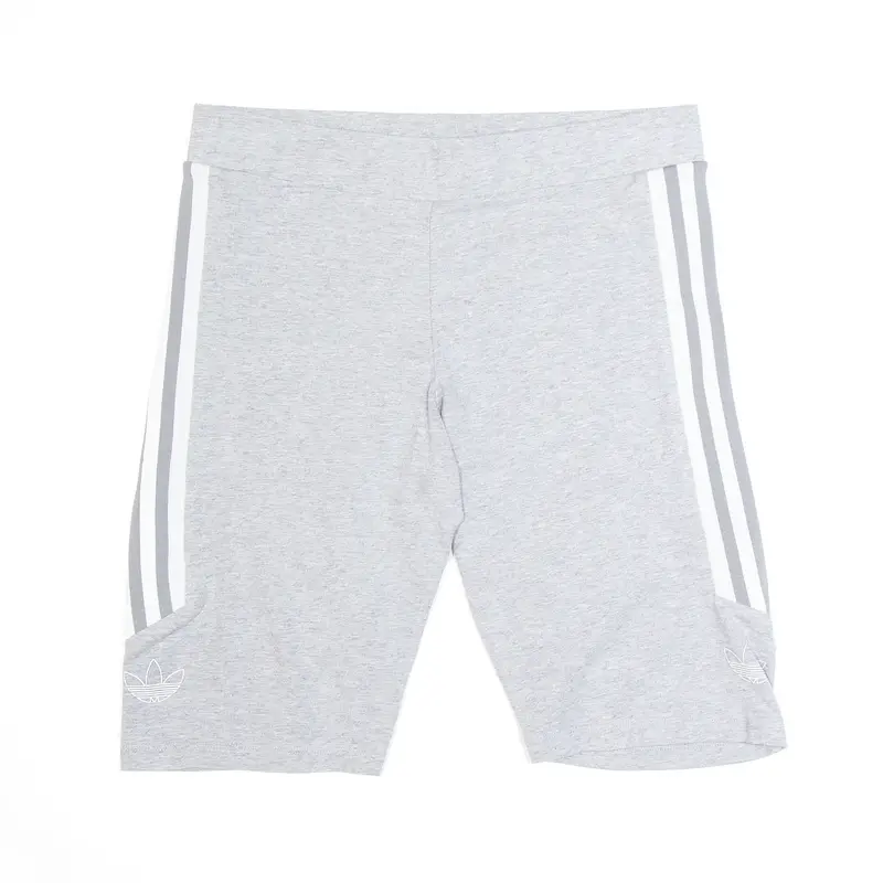 ADIDAS Grey Regular Sports Shorts Girls M W27