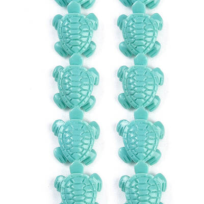 Synthetic Coral Carved Beads Strands