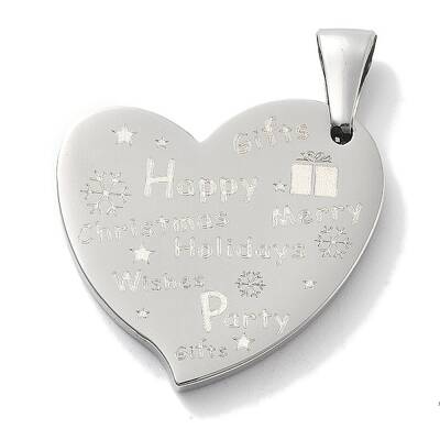 Christmas 304 Stainless Steel Pendants