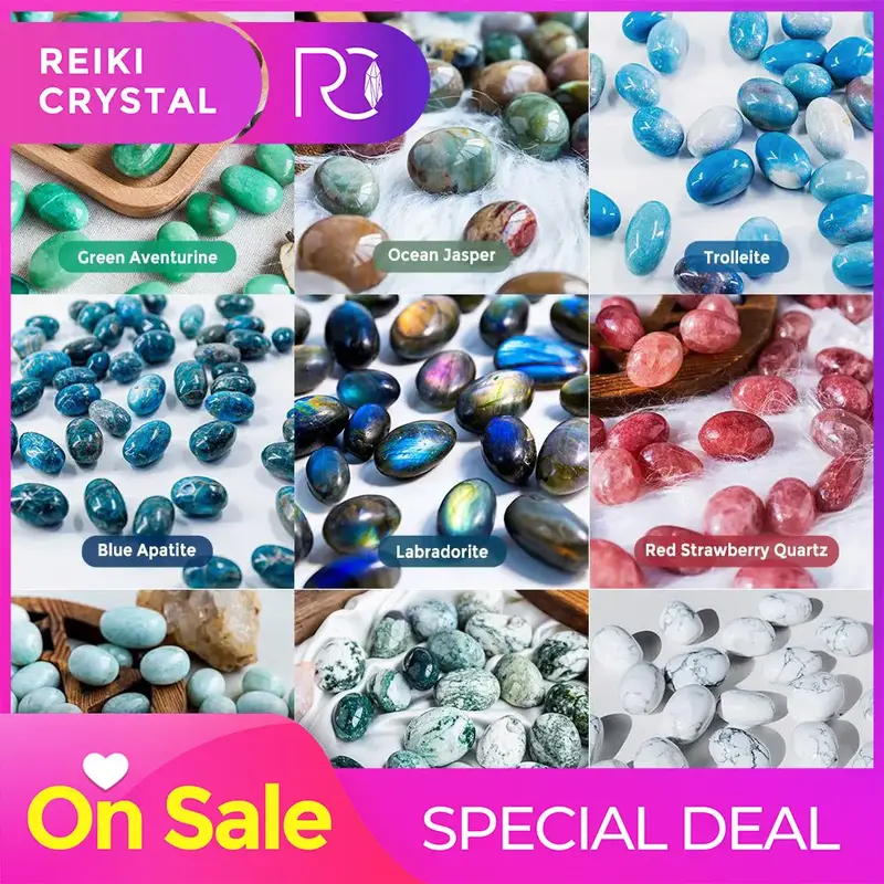 Polished Natural Crystal Tumbled Stones – Ideal For Healing And Collecting