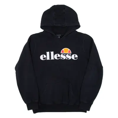 ELLESSE Boys Black Hoodie 13-14Y