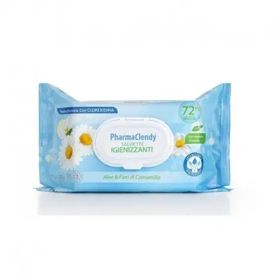 Clendy Wet Wipes 72 pcs. With Chlorhexidine Antibacterial