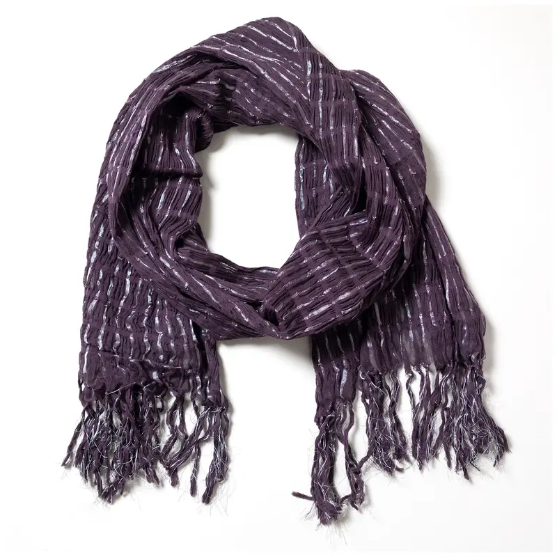 Purple Sunsets Cotton Scarf