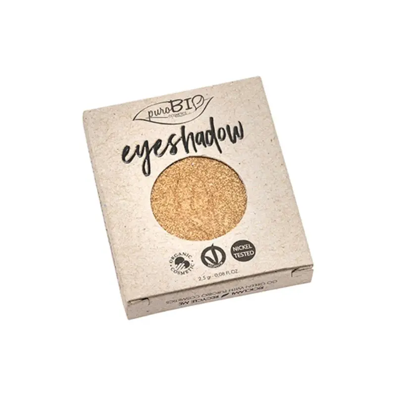 Purobio cosmetics Compact Eyeshadow (Refill), 24 Gold (shimmer) (2.50 g)