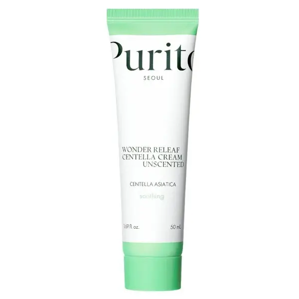 Purito Crema Lenitiva Non Profumata Per Pelli Sensibili (Wonder Releaf Cream Unscented) - Volume: 50 Ml
