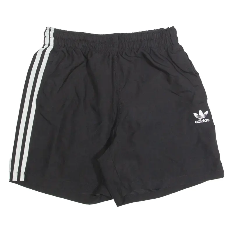 ADIDAS Mens Sports Shorts Black Relaxed L W26