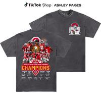 Ohio State Buckeyes 2025 National Champions T-shirt, College Football Playoff National Championship Rose Bowl Tee, College Fo...