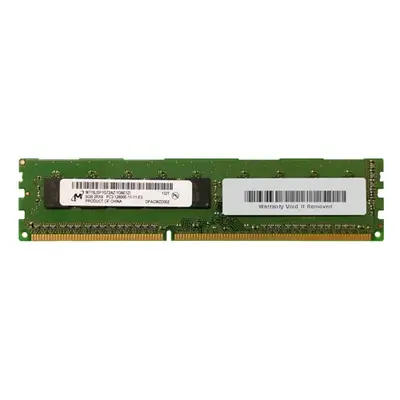 Micron MT18JSF1G72AZ-1G6E1ZI | 8GB DDR3-1600MHz PC3-12800 ECC Unbuffered UDIMM CL11 2Rx8 1.5V 240-Pin Memory Module