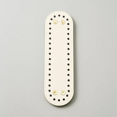 PU Leather Knitting Crochet Bags Nail Bottom Shaper Pad