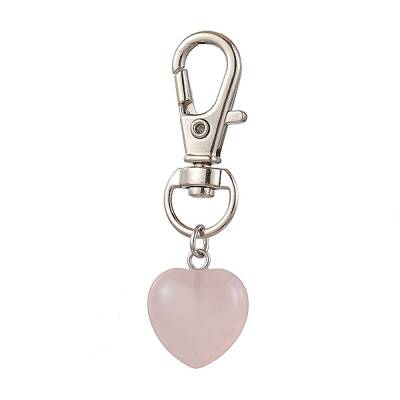 Natural Rose Quartz Pendant Decorations